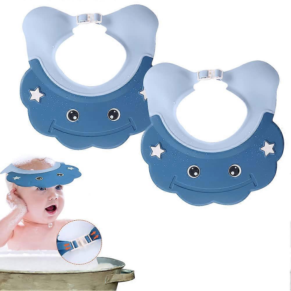 Baby shower cap  Adjustable silicone shower cap, sun hat