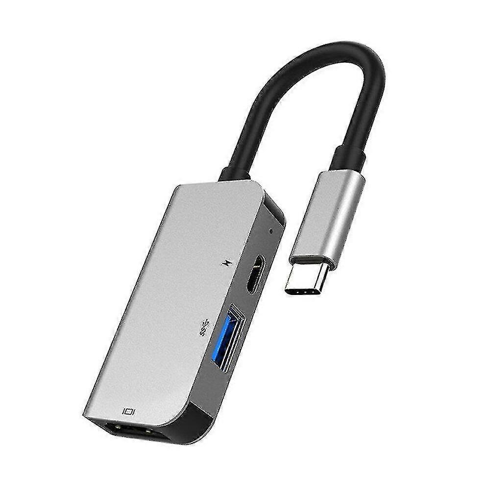 Usb Type C 3.1 To Hdmi 2 Usb 3.0 Dock Hub 3 In 1 Usbc Hdmi Adapter 4k Video Pd Charge Converter For