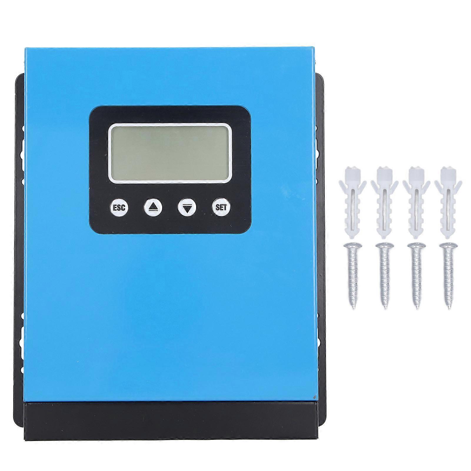 MPPT Solar Charge Controller LCD Display Programmable Solar Controller for RV Boat Home 12V 24V 36V 48V Auto 60A