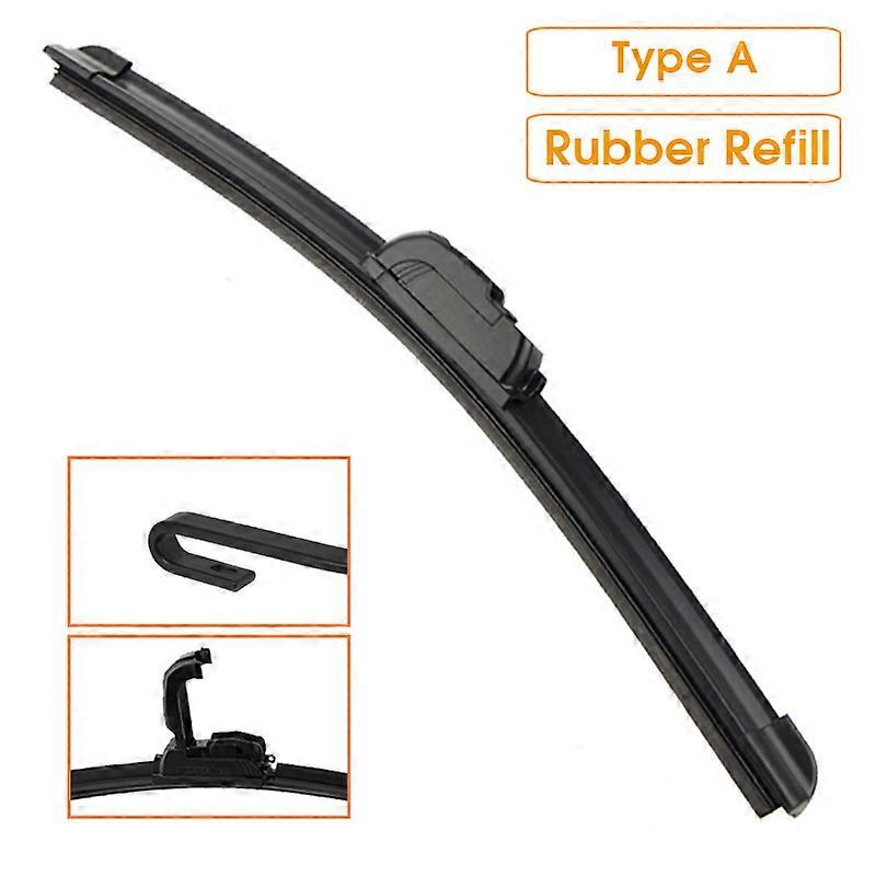 Auto Scheibenwischer Scheibenwischer U-Typ Universal Weichgummi Rahmenlos Halterungslose Autowischer