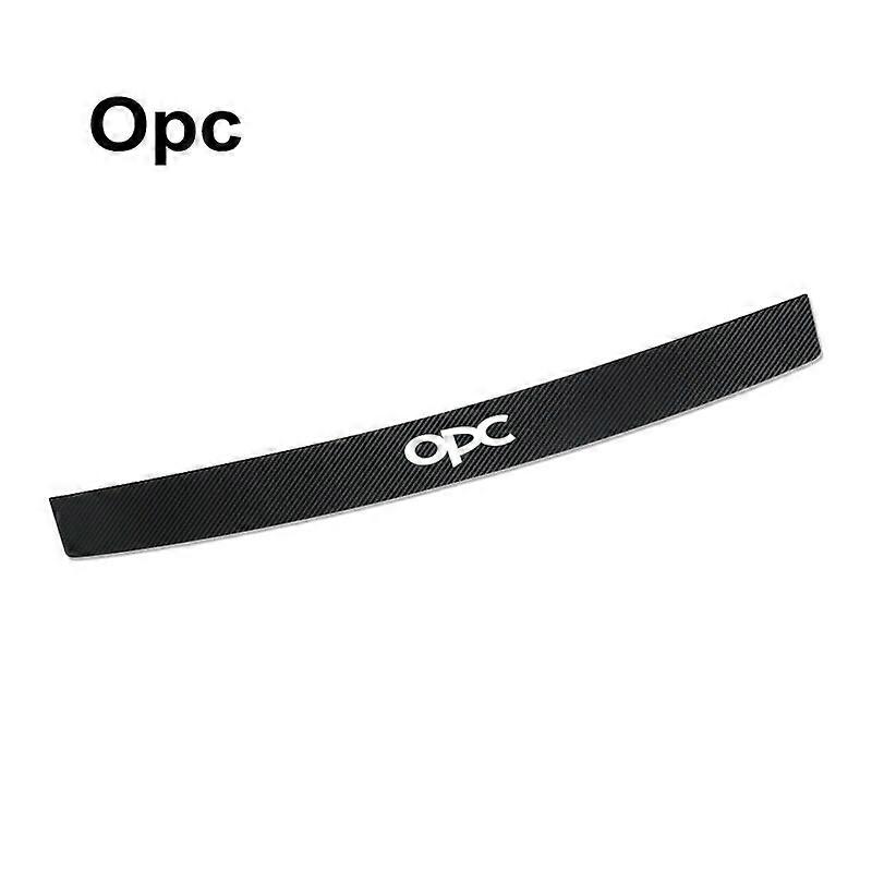 Car Rear Bumper Protector Sticker For Opel OPC Astra J H G K Insignia Corsa D B E Mokka Vectra Auto Trunk Trim Guard Accessories Vehicle Decor Accesso