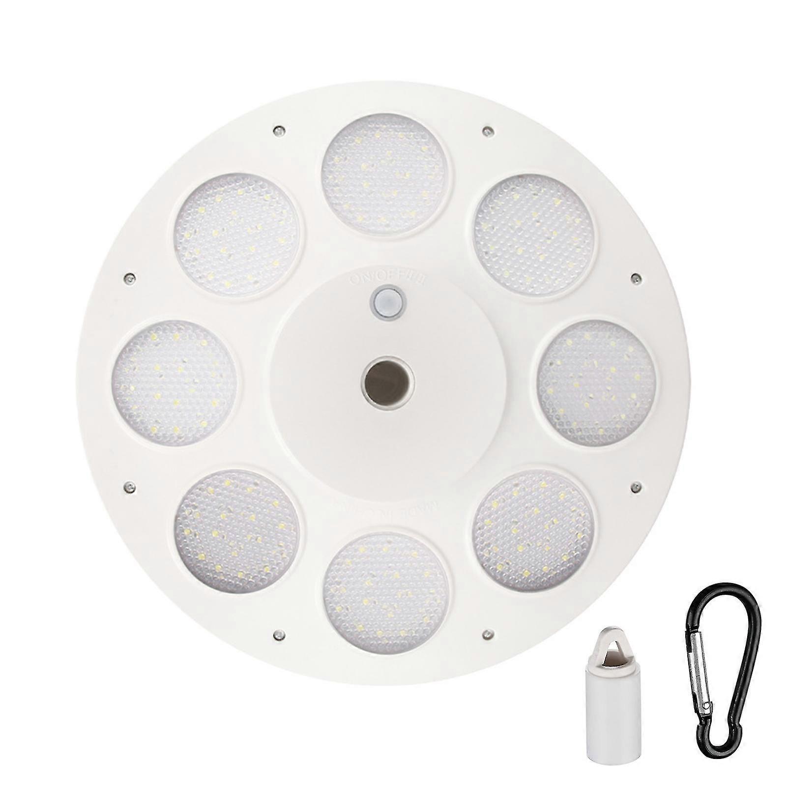 Solar Powered Tent Outdoor Waterproof Flag Pole Light Adjustable Brightness