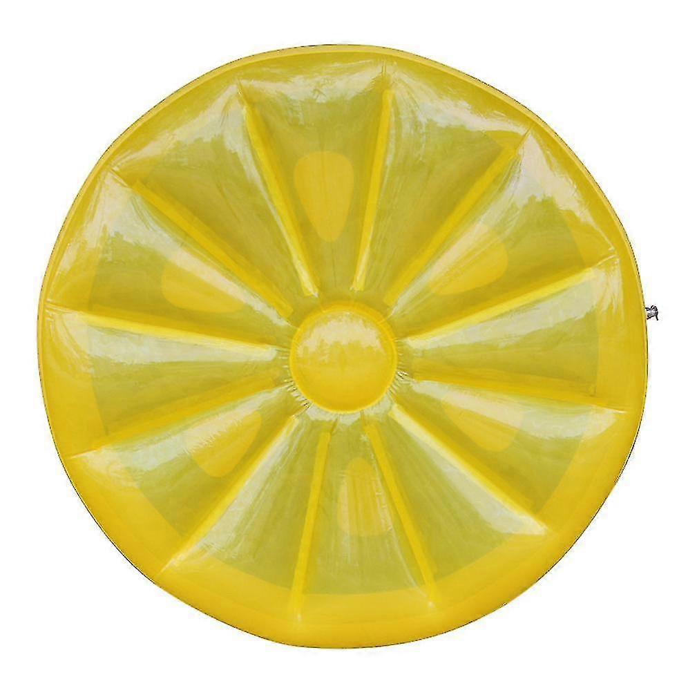 Lemon Round Pool Float Inflatable Lounge Float