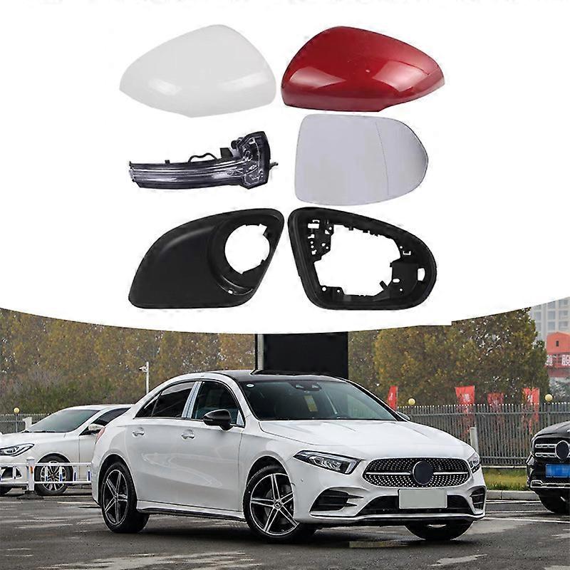 Suitable For 19-24 Type A A180 A200 Rearview Mirror Cover Cla Rearview Mirror Shell Frame Lens