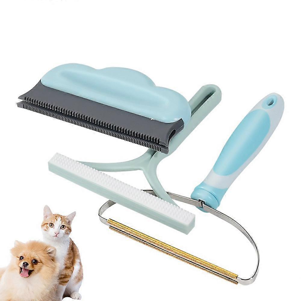 Bärbar lint rakapparat husdjurshårborttagare (3) för stickade tröjor, rockar, mattor, stickade kläder, djurhår