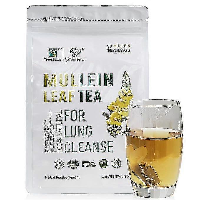 30pcs Mullein Tea For Lung Cleanse Yalo