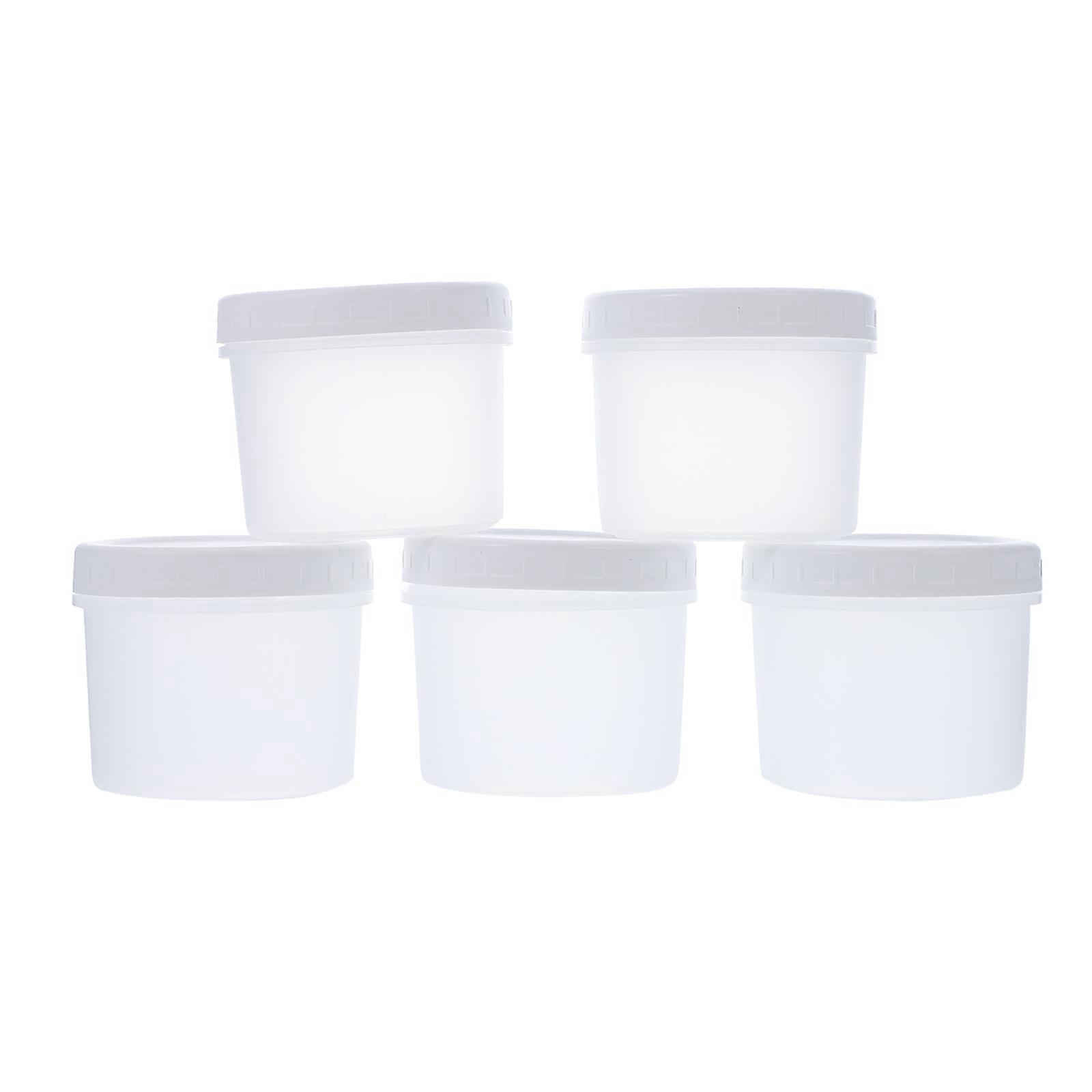 5 stuks Snack Container Wegwerp Pudding Cups Dessert Box Clear Dessert Cups