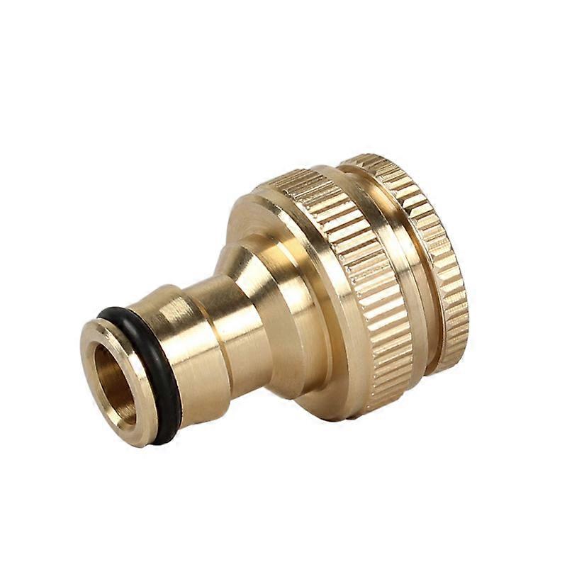 1PC Pure Brass Faucets Standard Connector Washing Machine Gun Quick Connect Fitting Pipe Connections 1/2 "3/4" 16mm Hose Betterlifefg