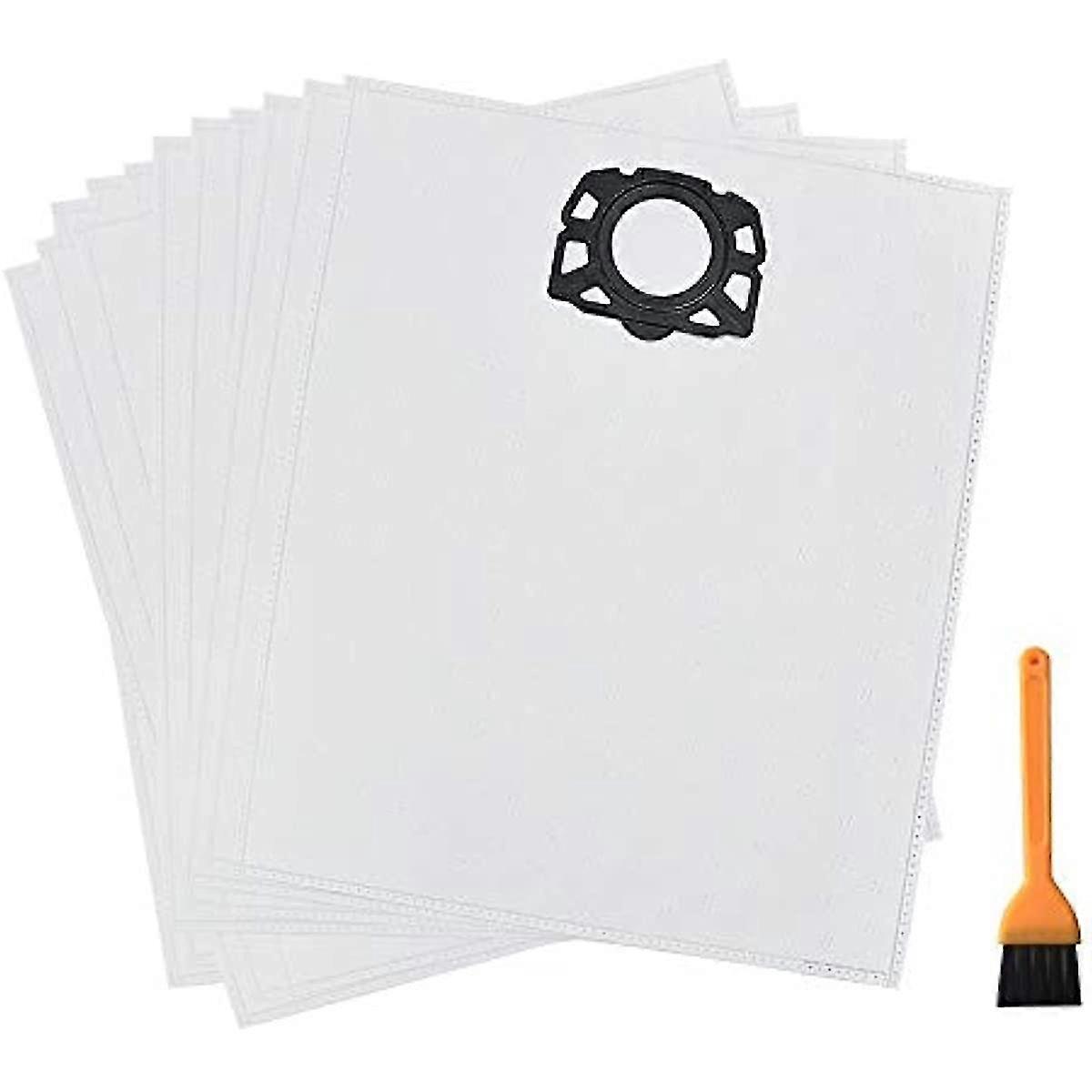 6/12pcs Replacement For Karcher Wd4 Wd5 Wd5/p Mv4 Mv5 Mv6 Fleece Filter Bags
