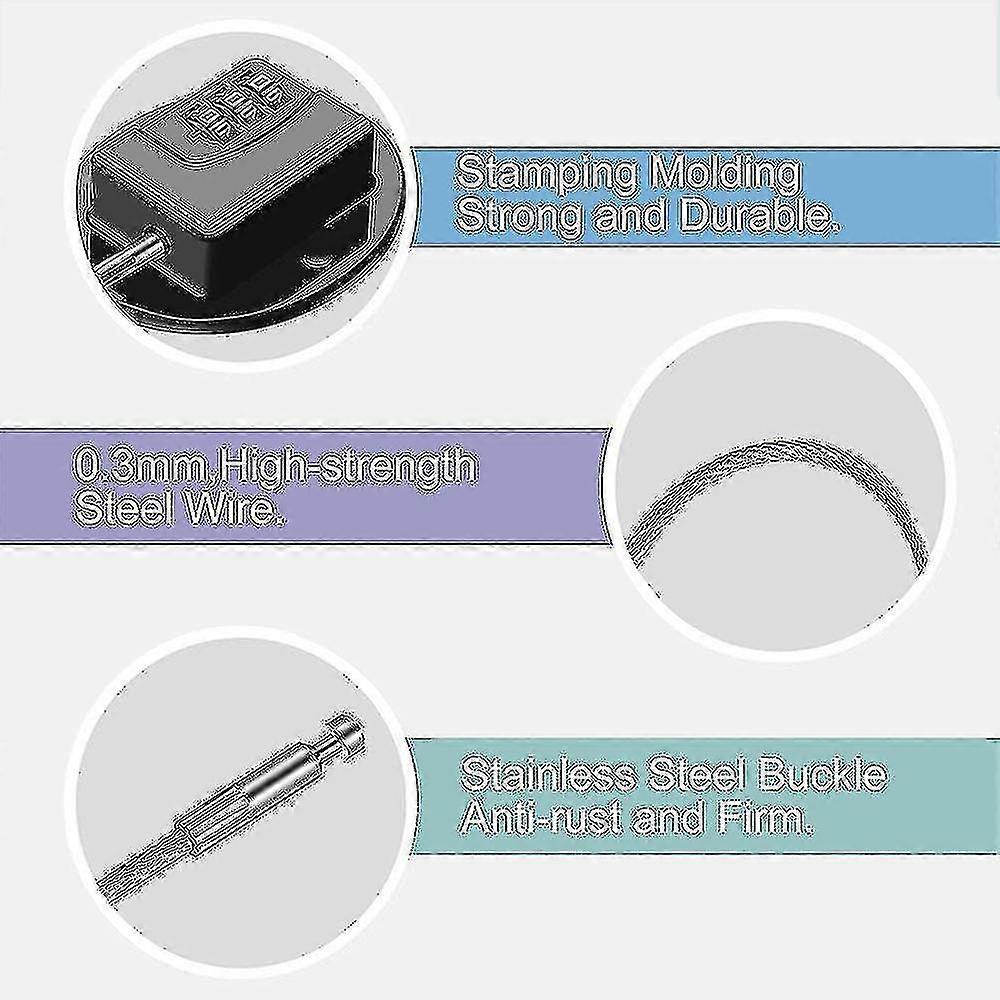 2 Pack Refrigerator Lock - Heavy Duty Combination Fridge Lock