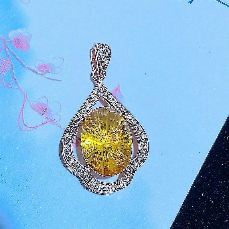 هدية لصديقة محبي 925 الفضة الاسترليني الجديدة السترين حجر قلادة مرصعة السترين قلادة الهدايا لصديقة