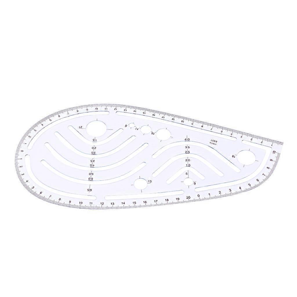  Plastic Sewing Square Curve Ruler Tailor Drawing Craft Tool DIY Supply Tool