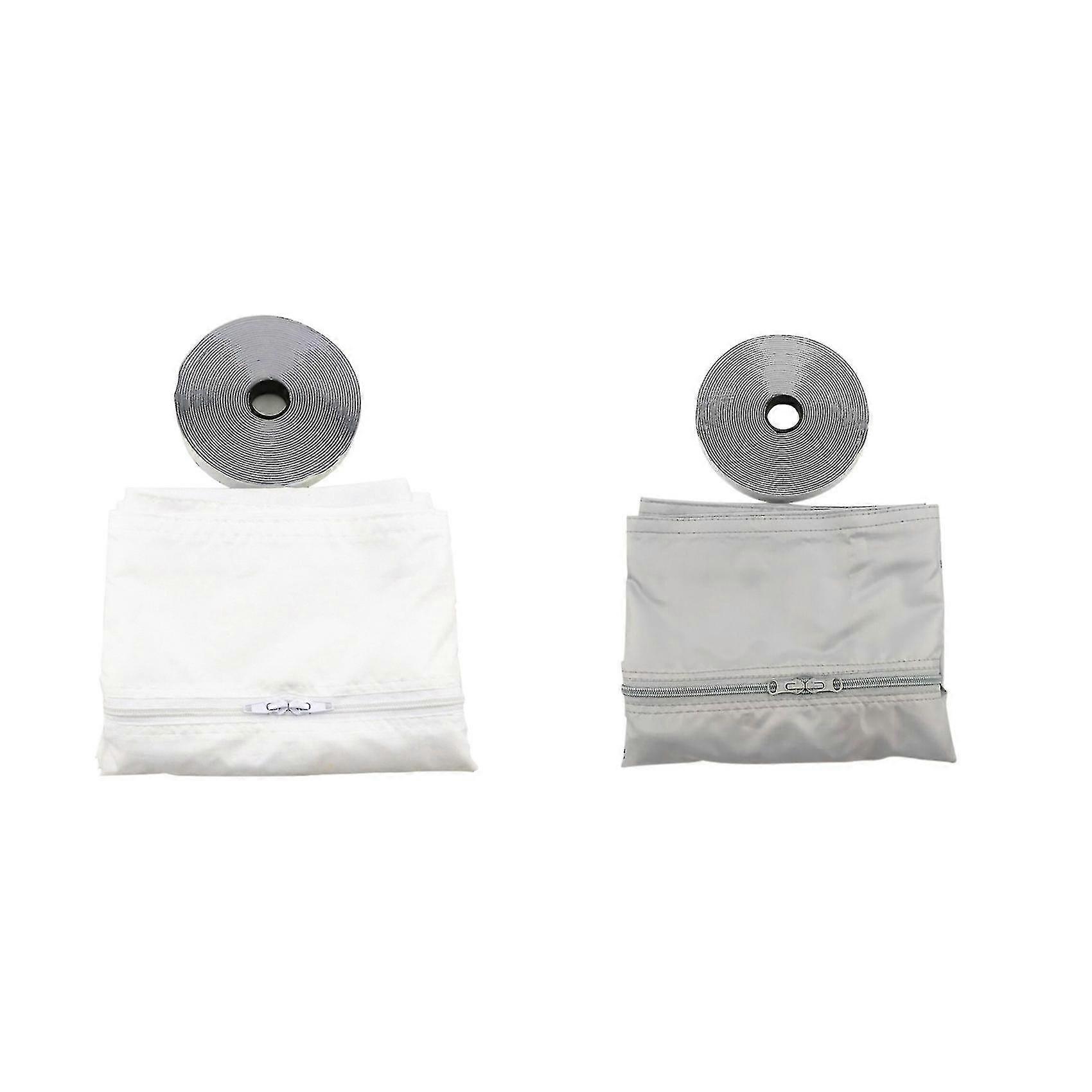 White+grey Waterproof Pu Coated 4m Soft Cloth Sealed Baffle