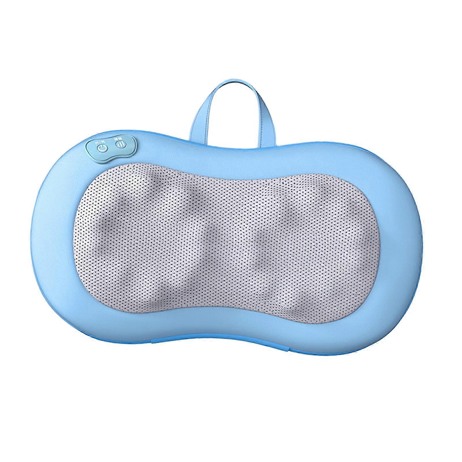 Shiatsu Back and Neck Massager Lightweight with Heat for Foot Back Shoulders blue