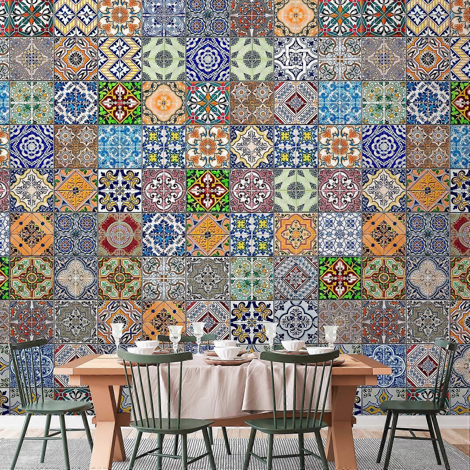 Tapete - buntes Mosaik
