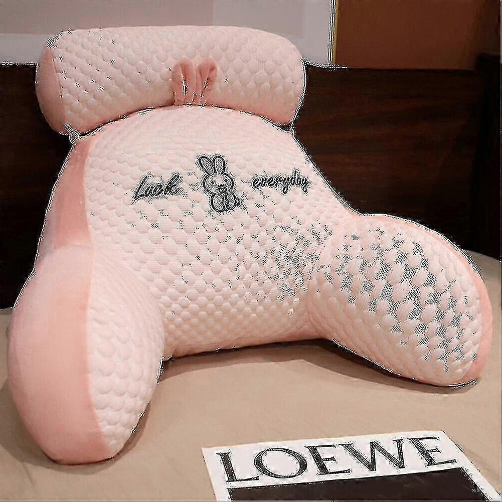 Reading Pillow For Bed Back Rest Lumbar Support Arm Seat Cushion Lounger Pad - JA