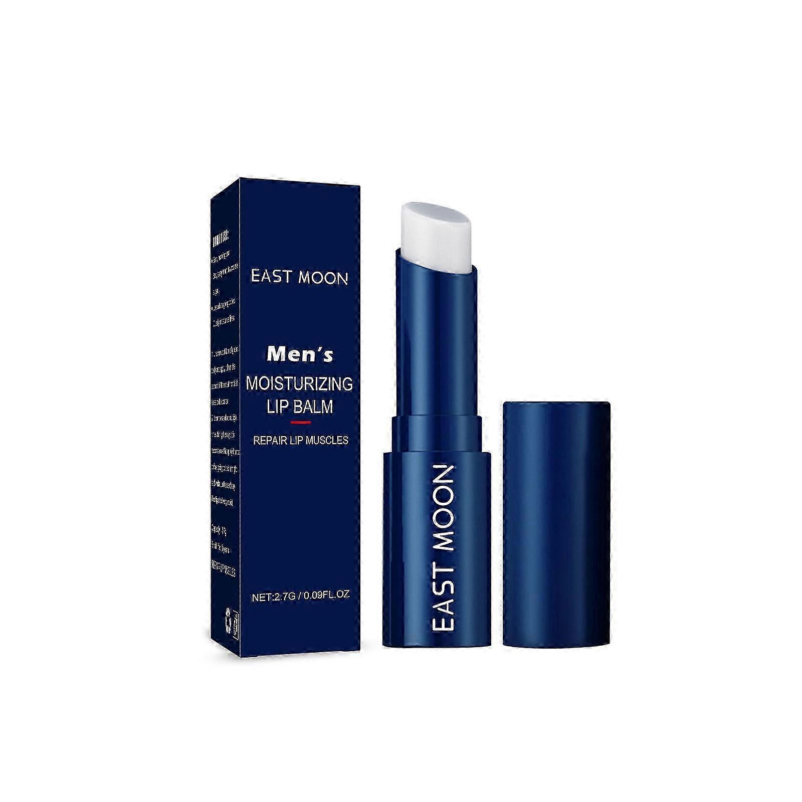 Lip balm for men,Long Lasting Lip Color And Hydrates Lips Dead Skin And Moisturizes Lips 2.7g Lip Plumper