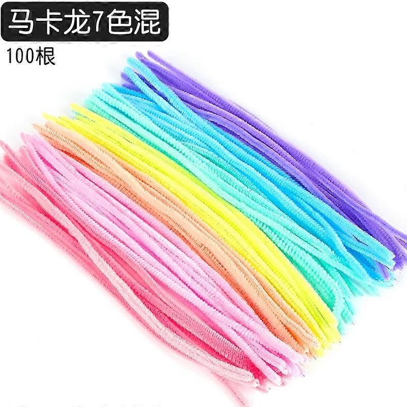 Twisted Macaron mixed with 7 colors -100 pieces