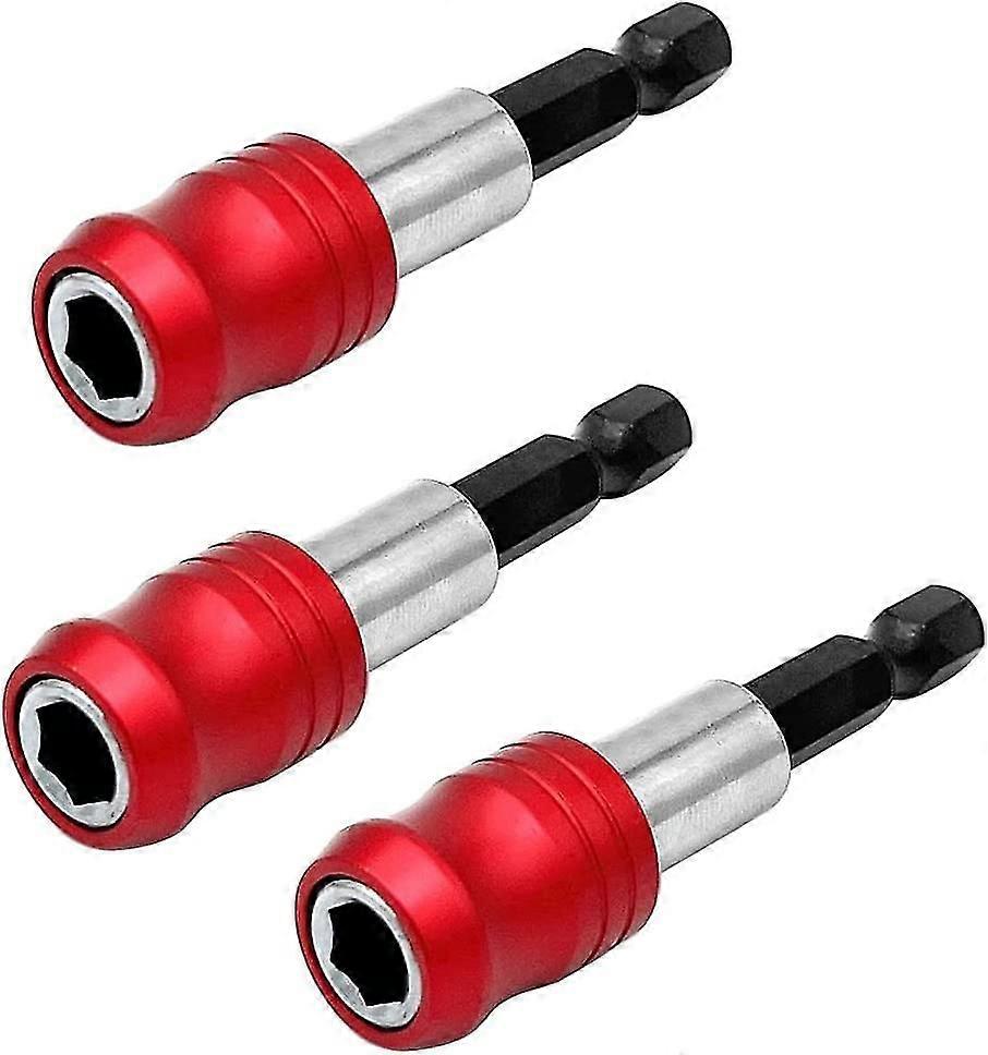 3 حزمة 1/4 "عرافة عرقوب التغيير السريع بت حامل للمثقاب الكهربائي، وجع التأثير، 60mm