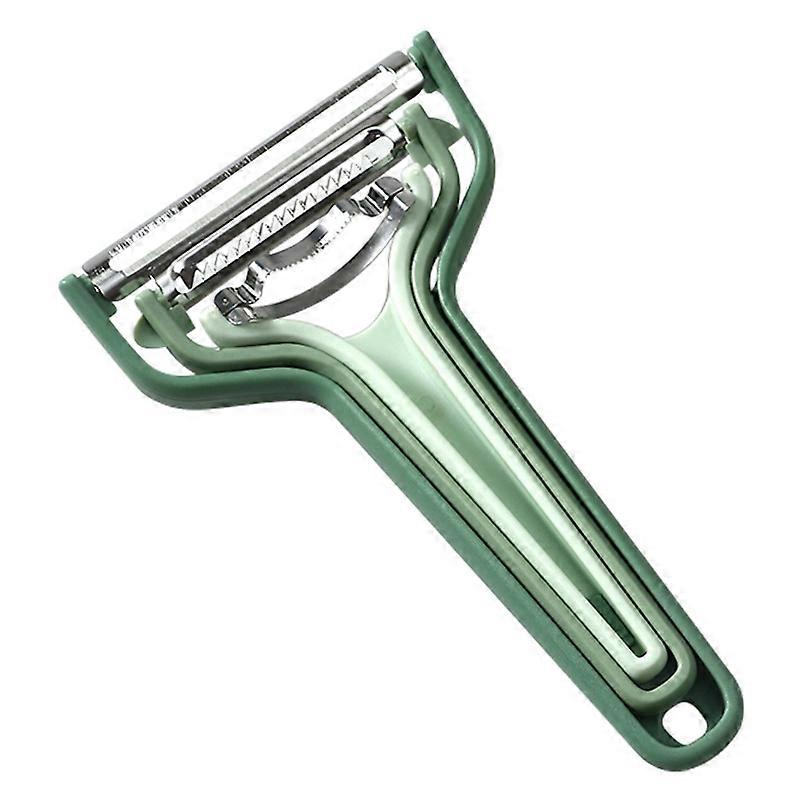 Type A 3Pcs/Set PP+Stainless Steel Melon Peeler Cabbage Shredder Multi-function Kitchen Tool (BPA