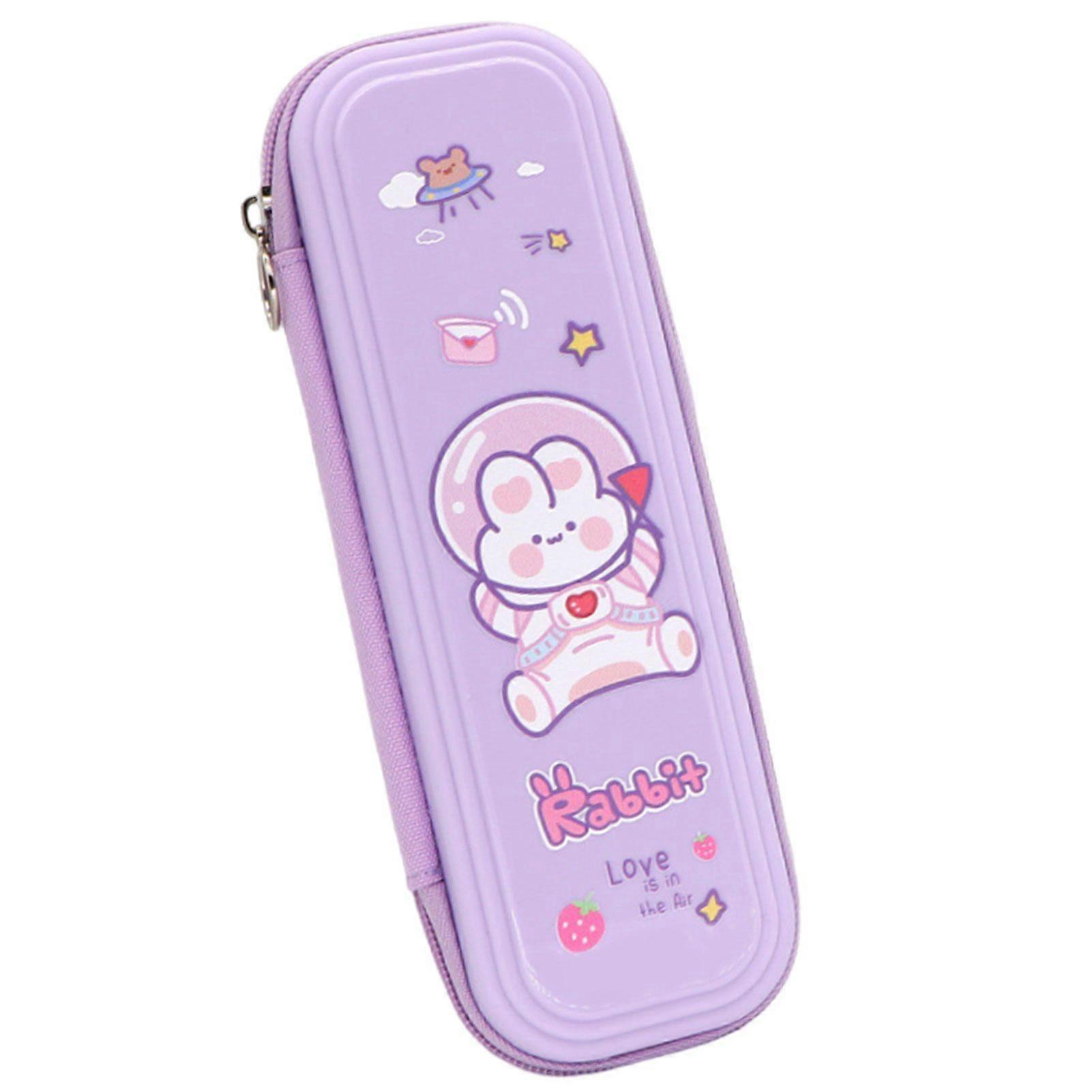 Large Cartoon Pencil Case for Children Dustproof Multipurpose Stylish Pencil Box Stationery Organiser Supplies