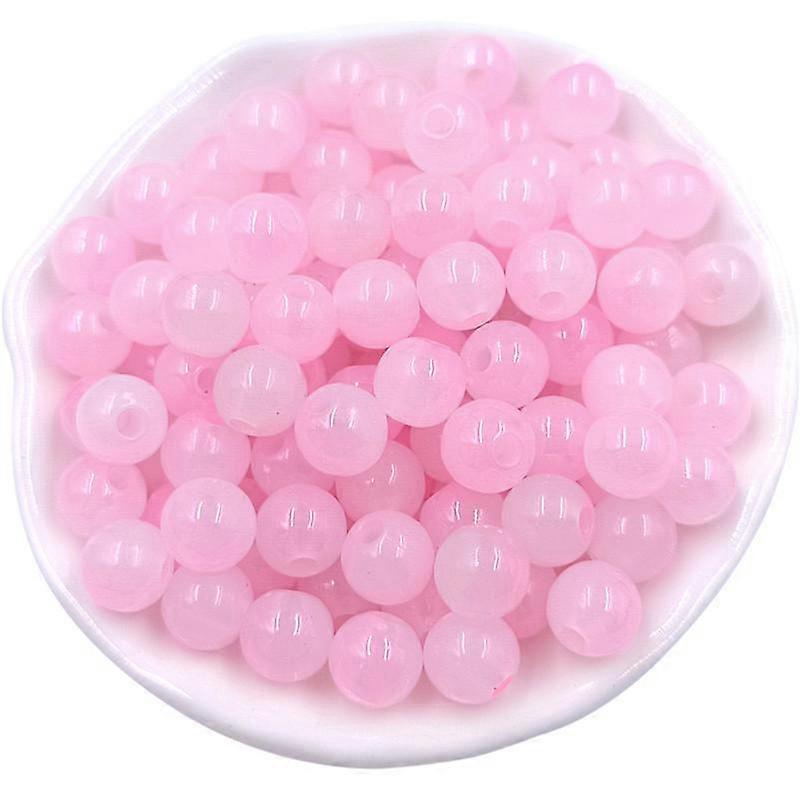 High quality Jelly Color Beads DIY Jewelry Accessories 30Pcs Loose Beads Creative Smudge Gradient Loose Beads for Bracelet Necklace Making