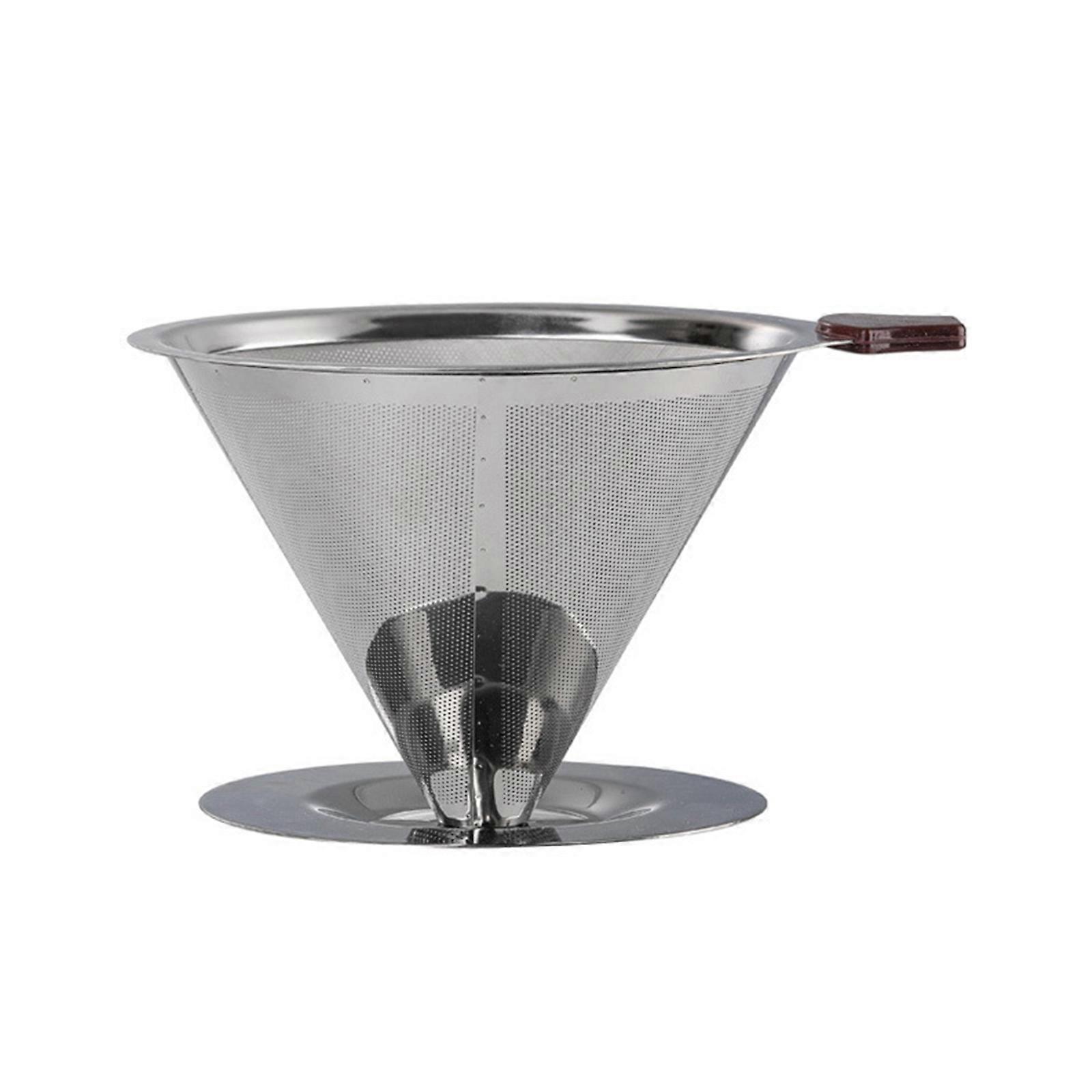 Edelstahl Kaffeefilterhalter Wiederverwendbare Kaffeefilter Dripper Drip Kaffeekörbe Kaffeezubehör Kaffeewerkzeuge