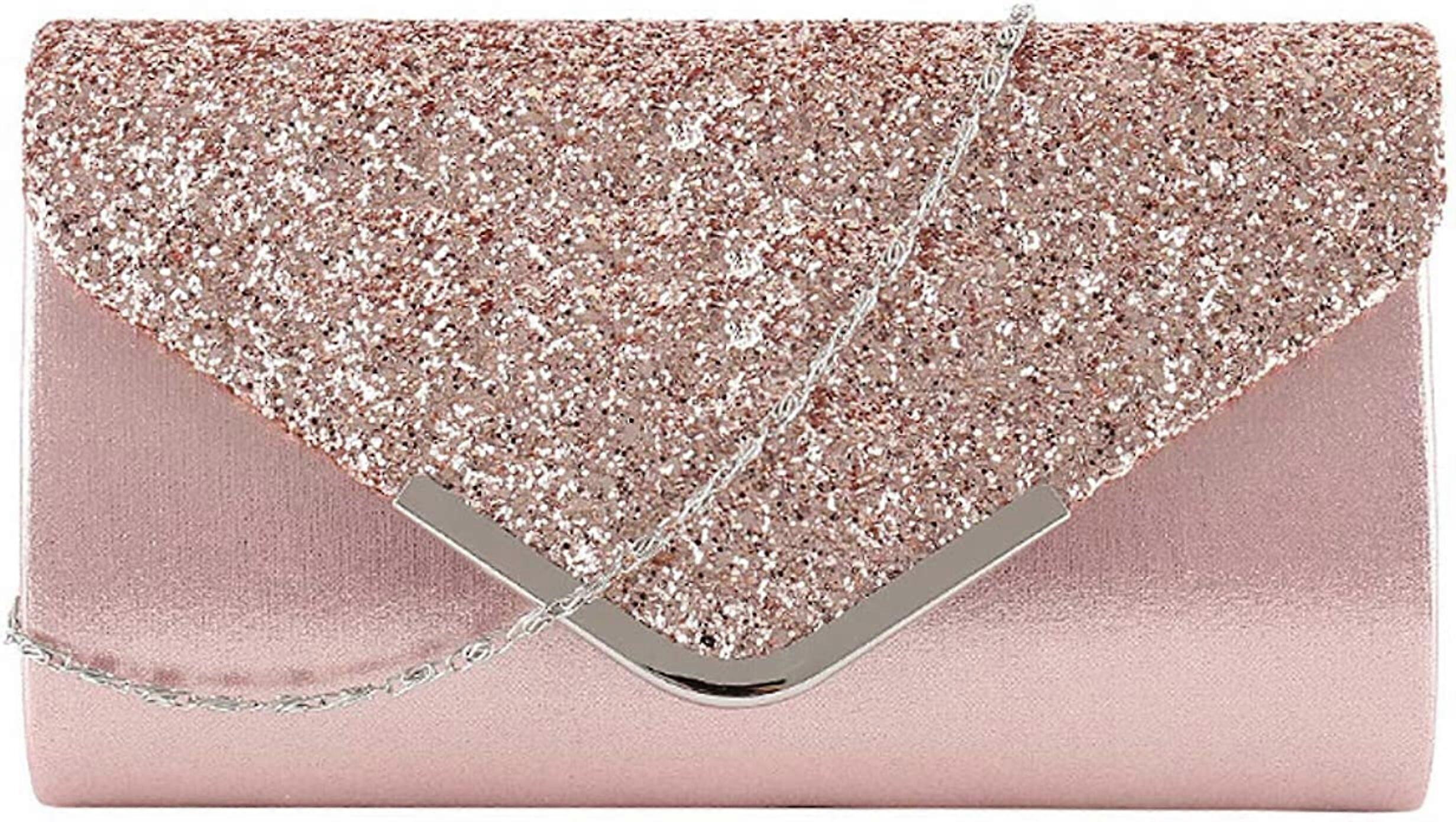 Dámská lesklá večerní kabelka