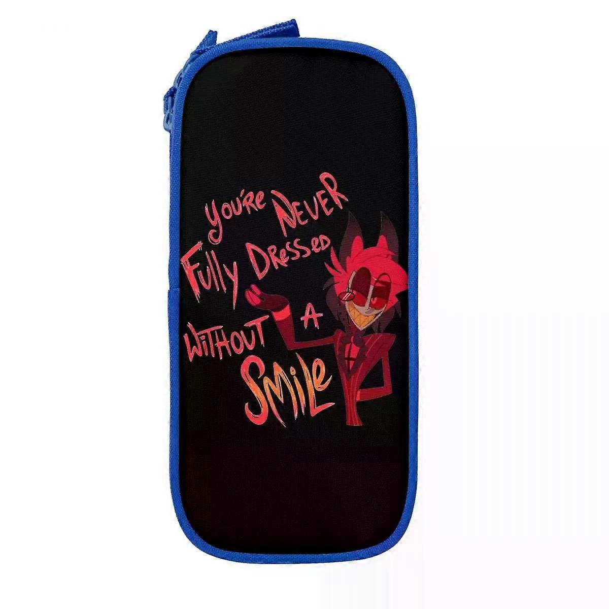 t1821 أزياء ألاستور هازبين فنادق مقلمة Hazbinhotels أقلام رصاص للبنات الأولاد سعة حقيبة مكتب هدية chyd1821