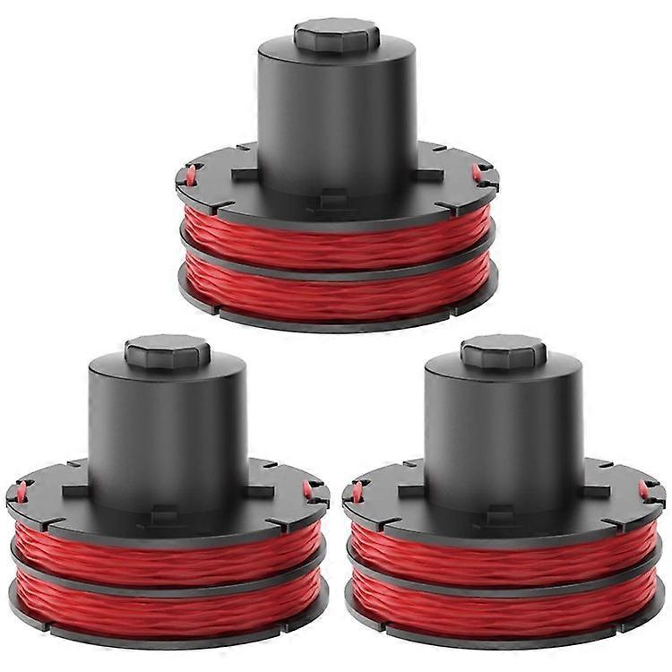 3Pcs Line Spool Compatible For AL-KO GTE 350 / GTE 450 / GTE 550 Lawn Trimmer Wire Reel, 112966