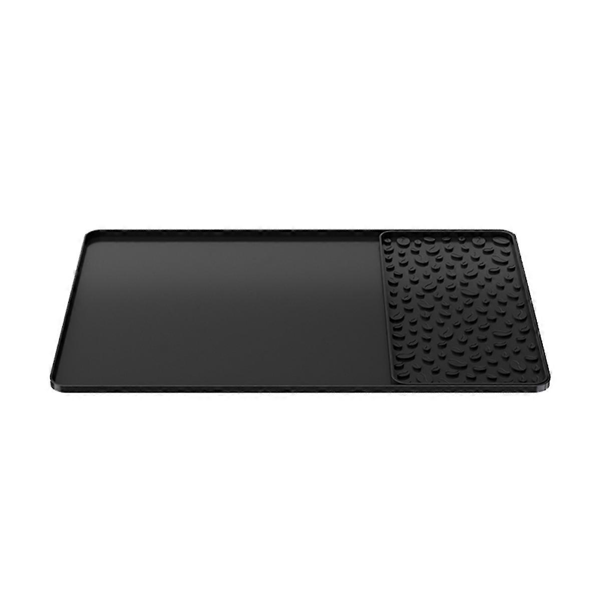 Στρώμα καφέ σιλικόνης 15.75x23.6Inch Coffee Bar Mat με αποσπώμενο στρώμα στεγνώματος πιάτων Raised Spill Proo
