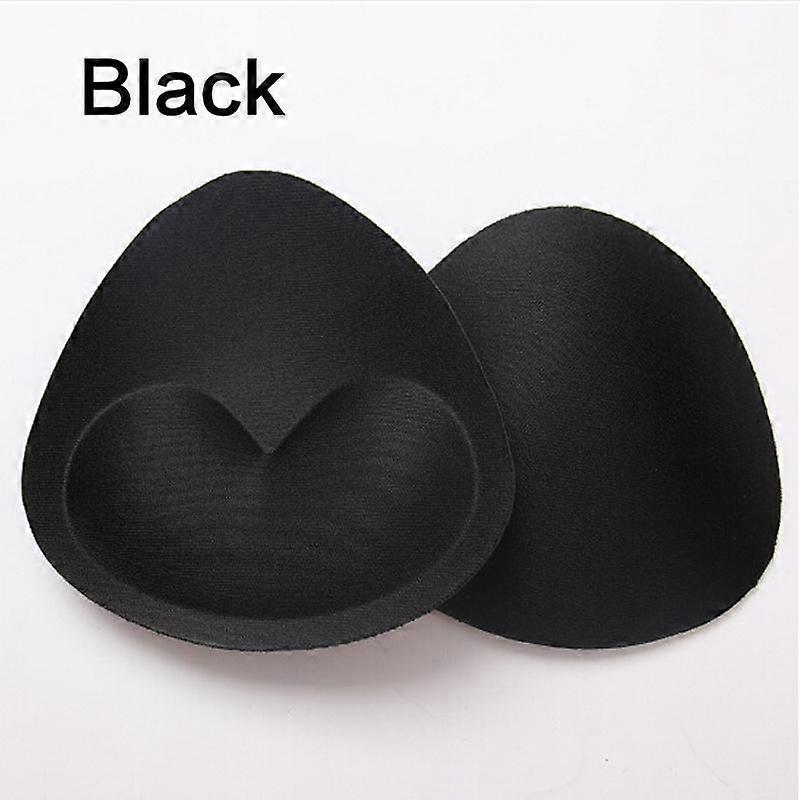 1 Pair Sponge Bra Pads Push Up Breast Enhancer Removeable Bra Padding Inserts Cups for Swimsuit Bikini Padding Intimates