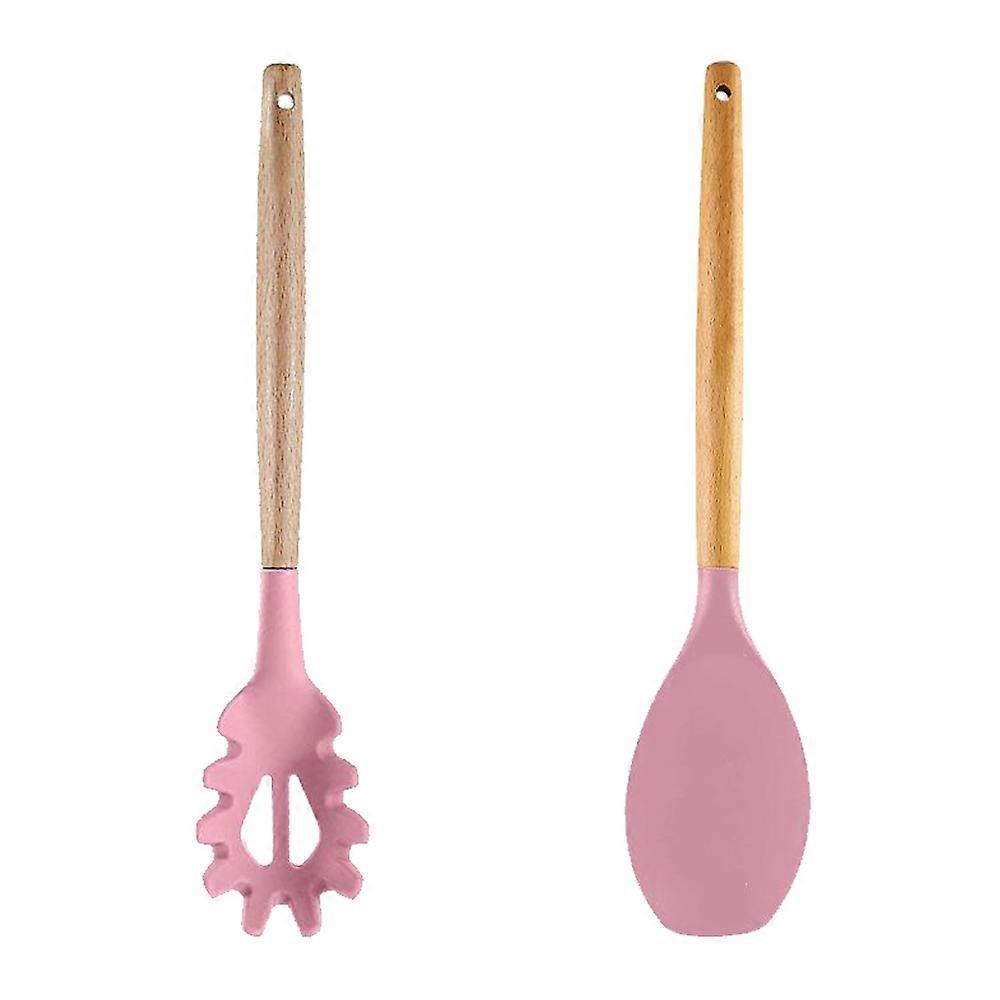 Wooden Handle Kitchen Utensils, Nonstick Cookware