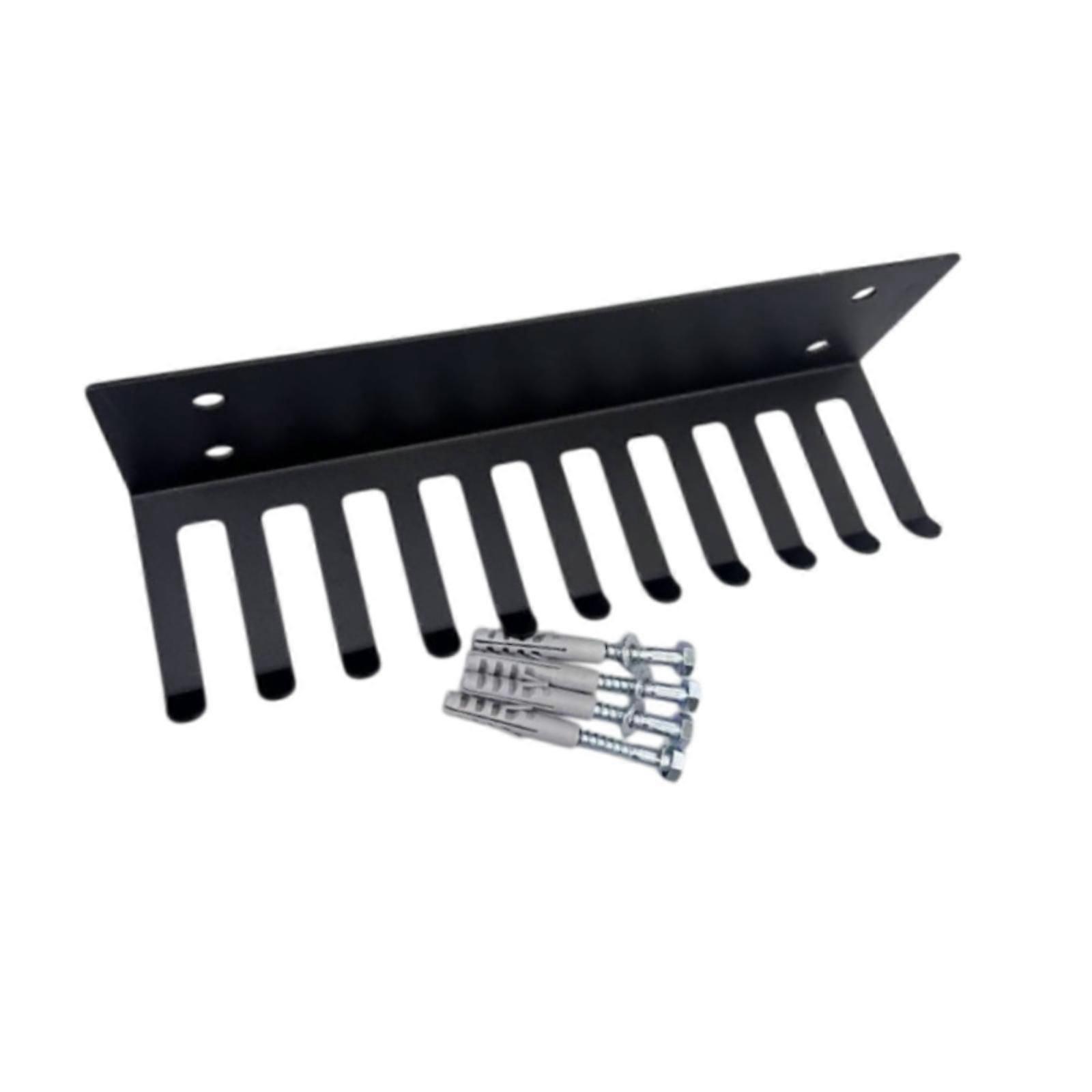 Wall Mount Rack Gear Iron Space Saving Home Gym Storage Rack