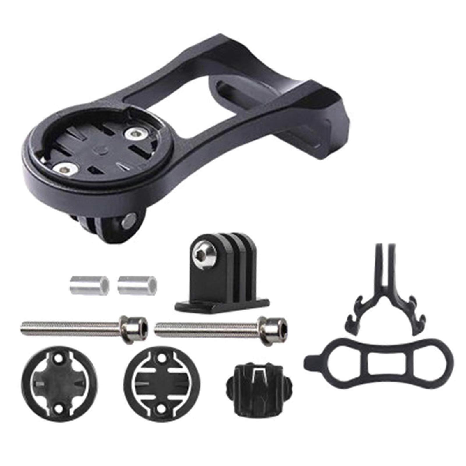 Bicycles Computer Camera Stem Brackets Extension Mount Handlebars Adjustable Holder for Cycling Bicycles Computer Mount  Black