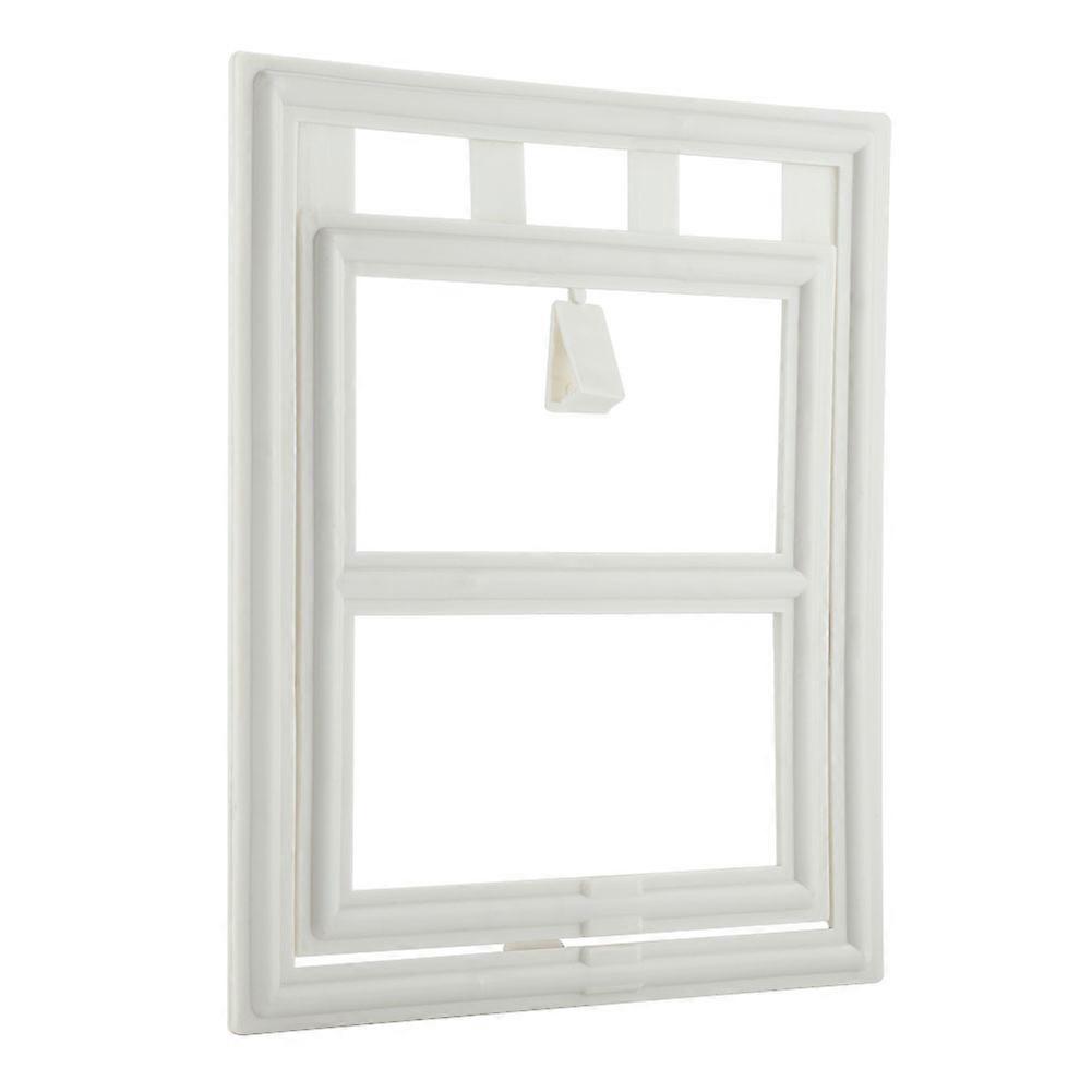 Plastic Pet Dog Puppy Cat Door Magnetic Locking Flap for Screen Window Gate
