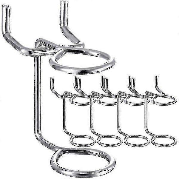 Pegboard Screwdriver Holder - Double-Ring Design, Iron, Space-Saving, Universal Fit, 5 Pack