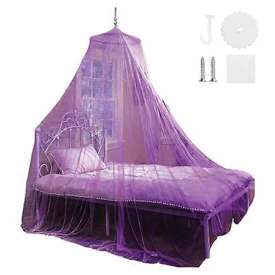 Single Door Mosquito Net Bed Canopy Solid Color Design Good Breathability Easy Installation