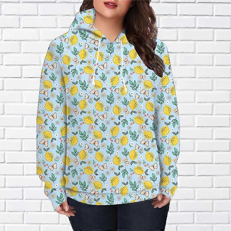 Høst Ny 3D-trykt Digital Cherry Printing Hettegenser Kvinner Baseball Uniform