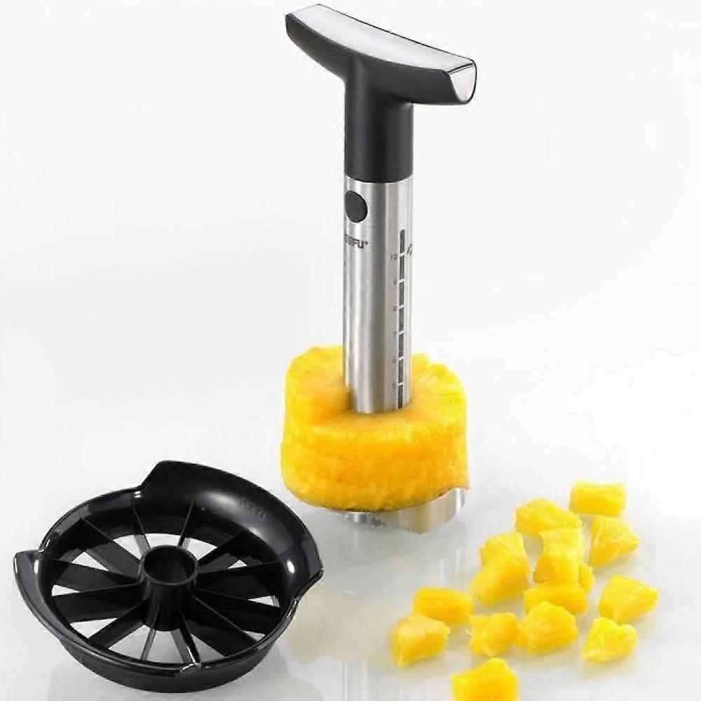 Professional Black Stainless Steel Pineapple Cutter
