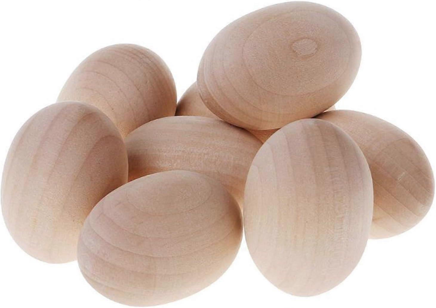 12 natural wooden simulated eggs hand-painted graffiti practice creative DIY