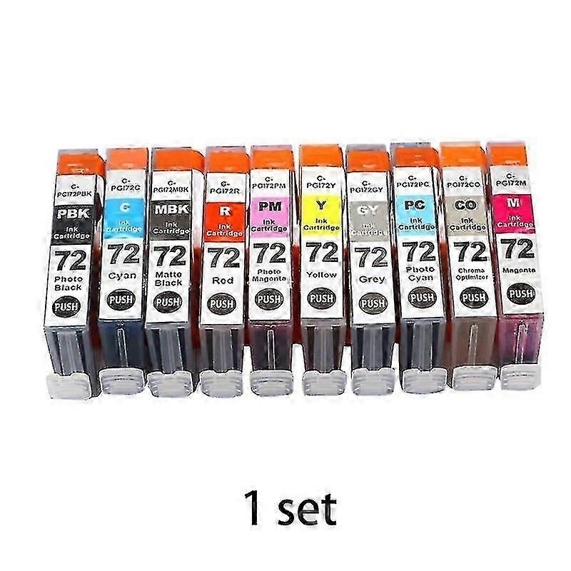 Συμβατό φυσίγγιο LNK για Canon 72 PGI 72panon Pixma Pro-10 Pro-10s Inkjet εκτυπωτής μελάνης κασέτα
