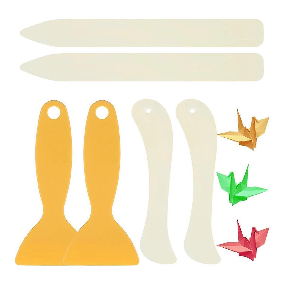 Bone Folder Tool, Paper Folding Tools,Plastic Bone Folder Paper Creaser,for Making Paper Crafts Quilting Leathercraft