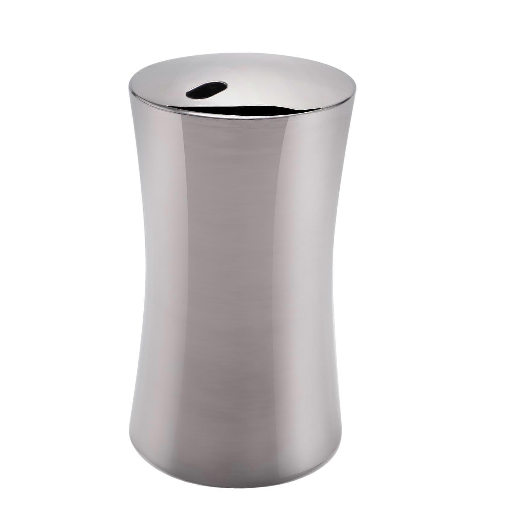 Small Toothpick Holder Dispenser Storage Stainless Steel (Silver)