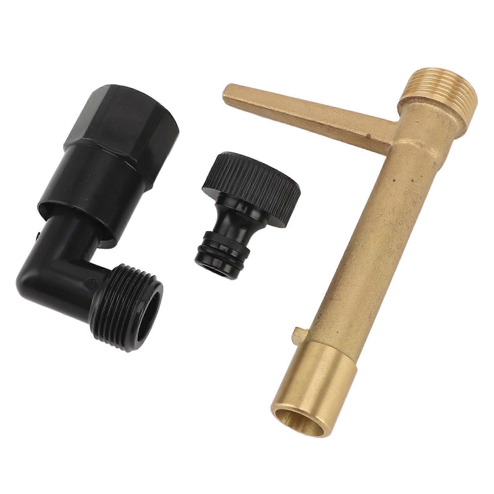 Quick Coupling Valve Key G3/4 Rustproof Brass Quick Coupler Key Garden Hose Underground Irrigation Tool 