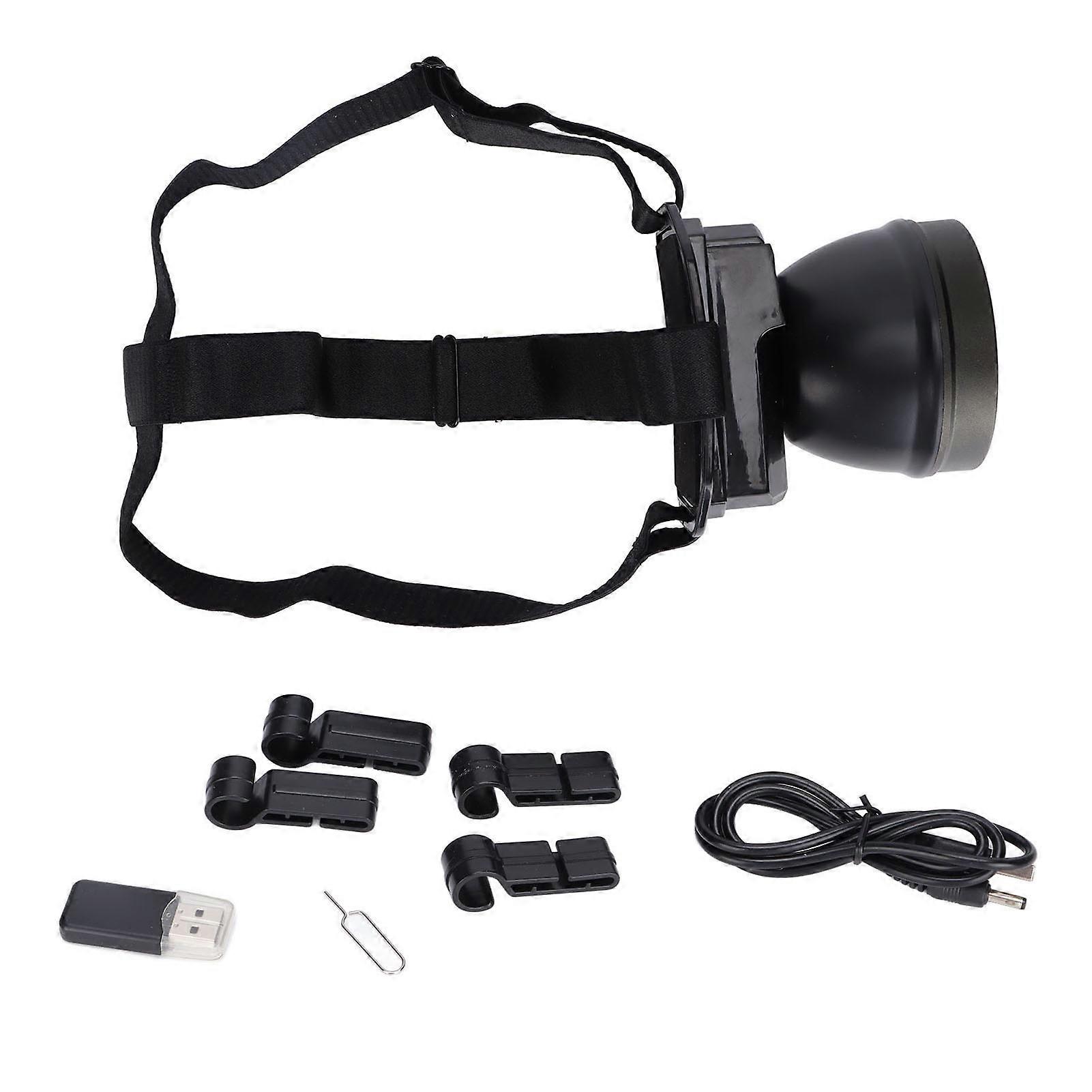 Headlamp, Body, Camera, Waterproof, Head-Mounted, Recorder, Hiking