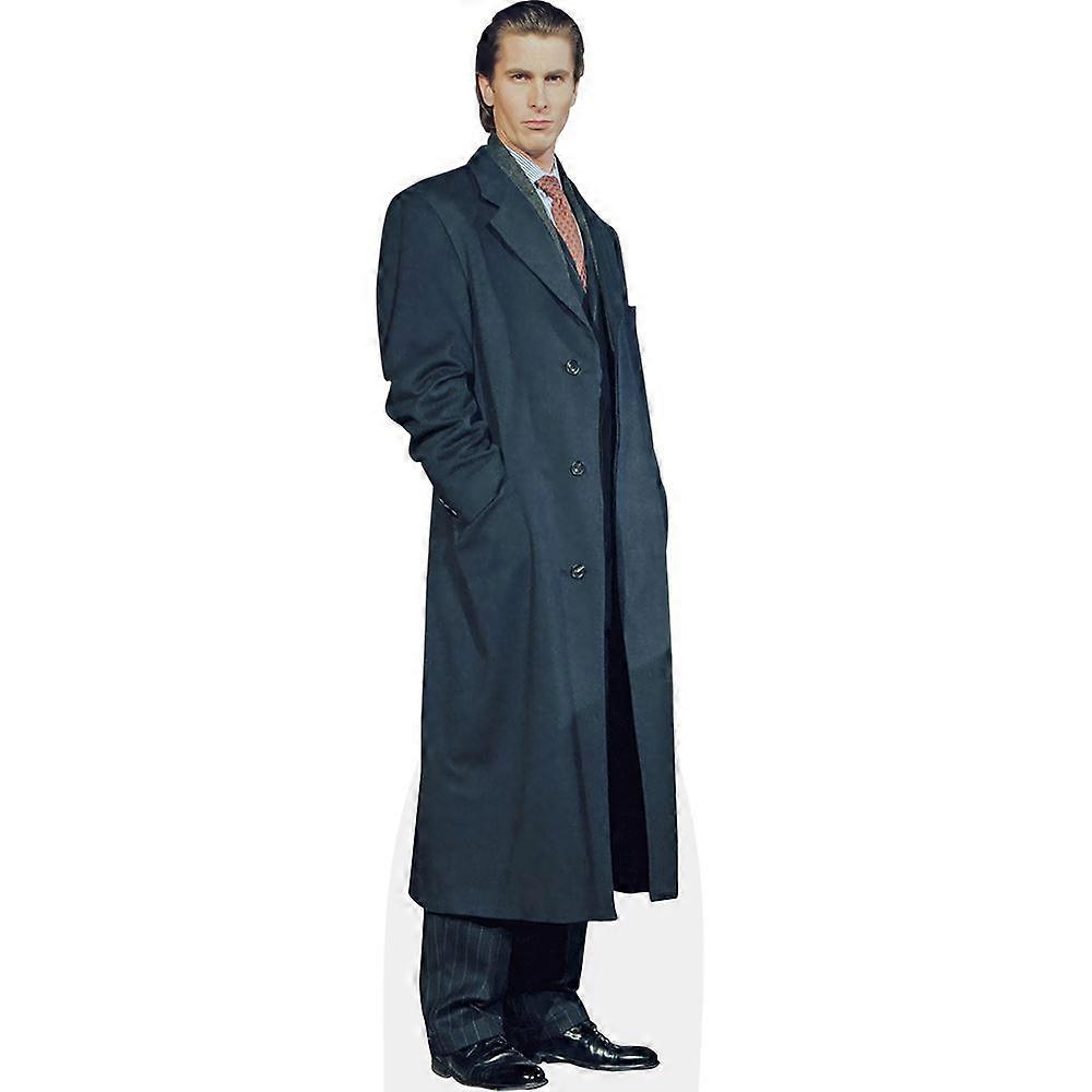 Christian Bale (Coat) Cardboard Cutout (lifesize OR mini size). Standee. Stand Up.