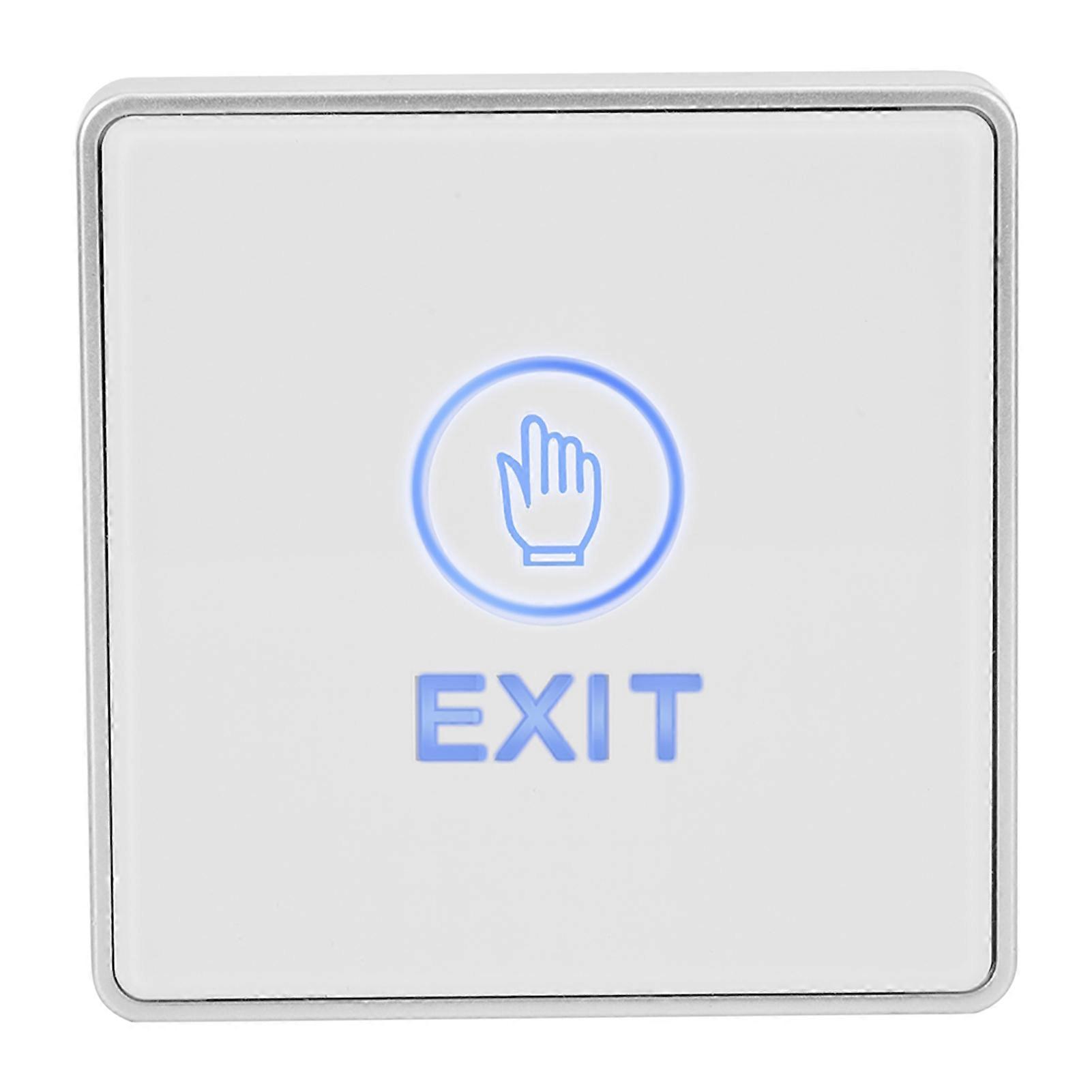 Touch Sensor Door Exit Button Switch 86x86x21mm Acrylic Panel