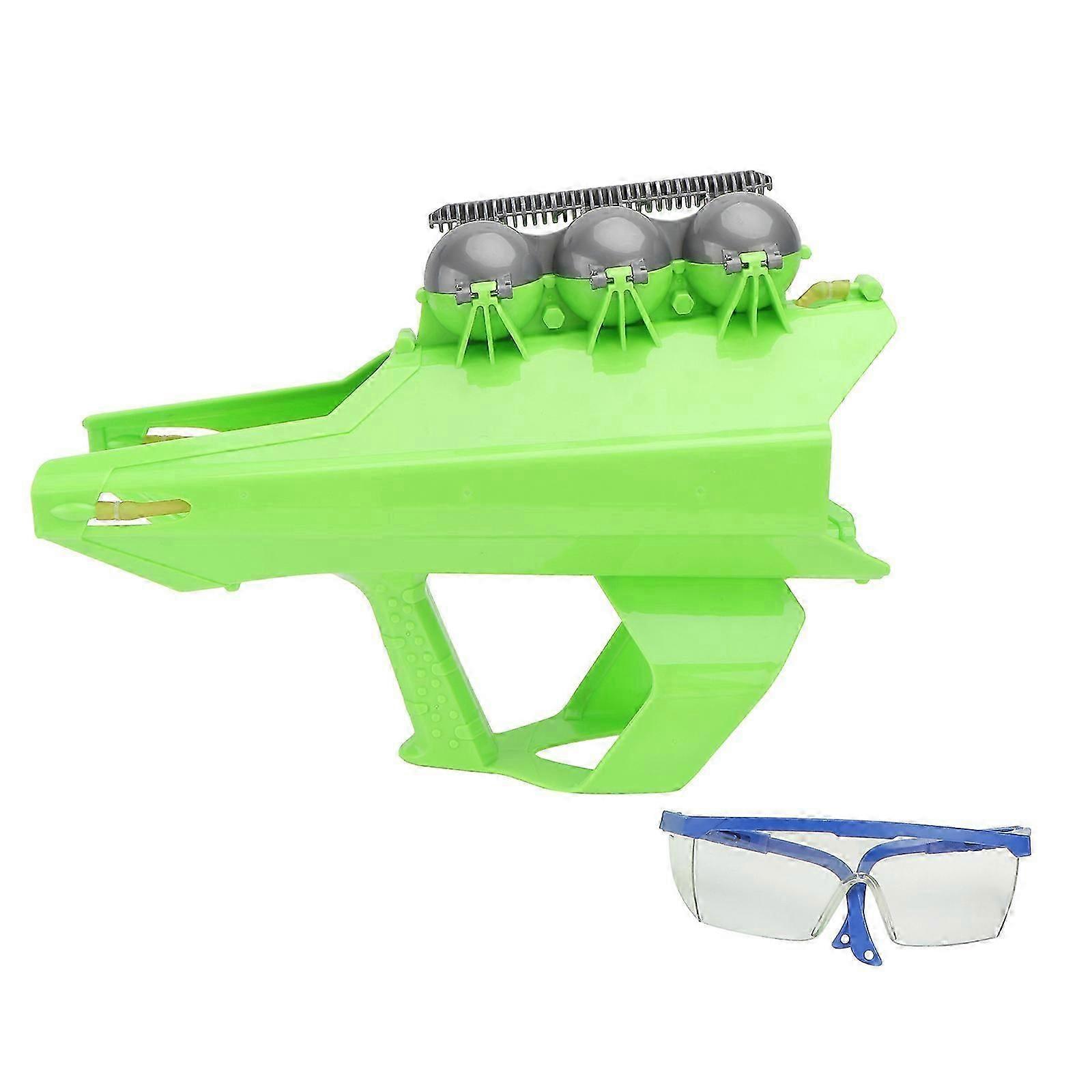 1 Set Winter Playing Snow Artifact Snowball Launcher Kids Plaything with Goggle