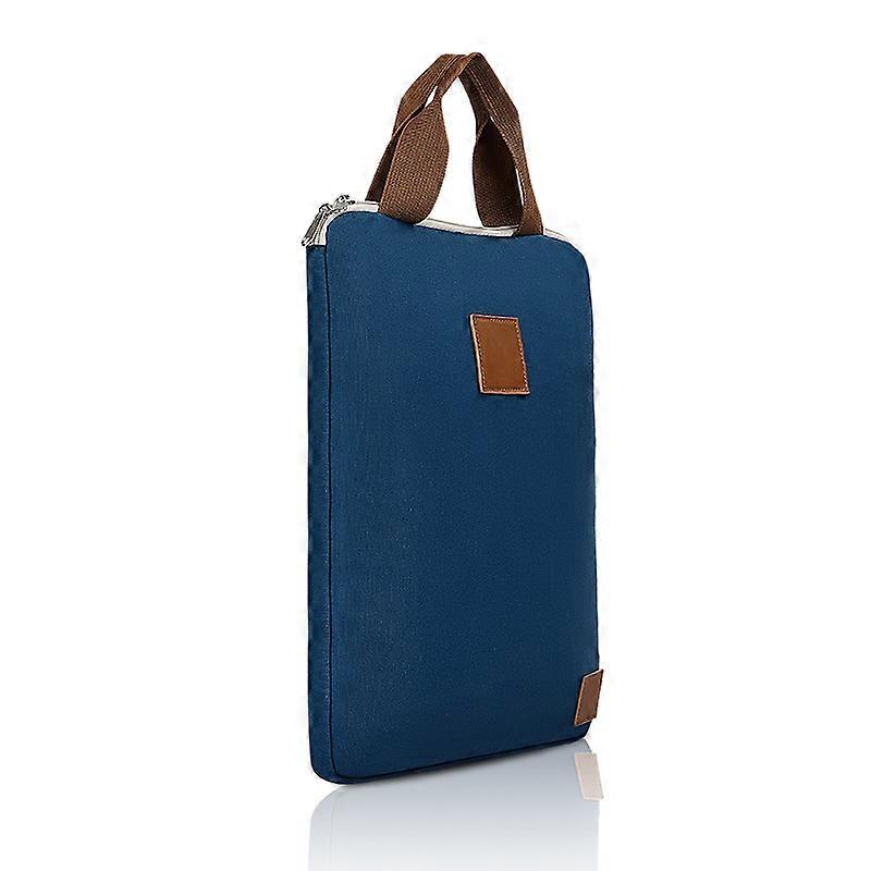 Document bag blue portable document storage bag Oxford cloth document tote bag
